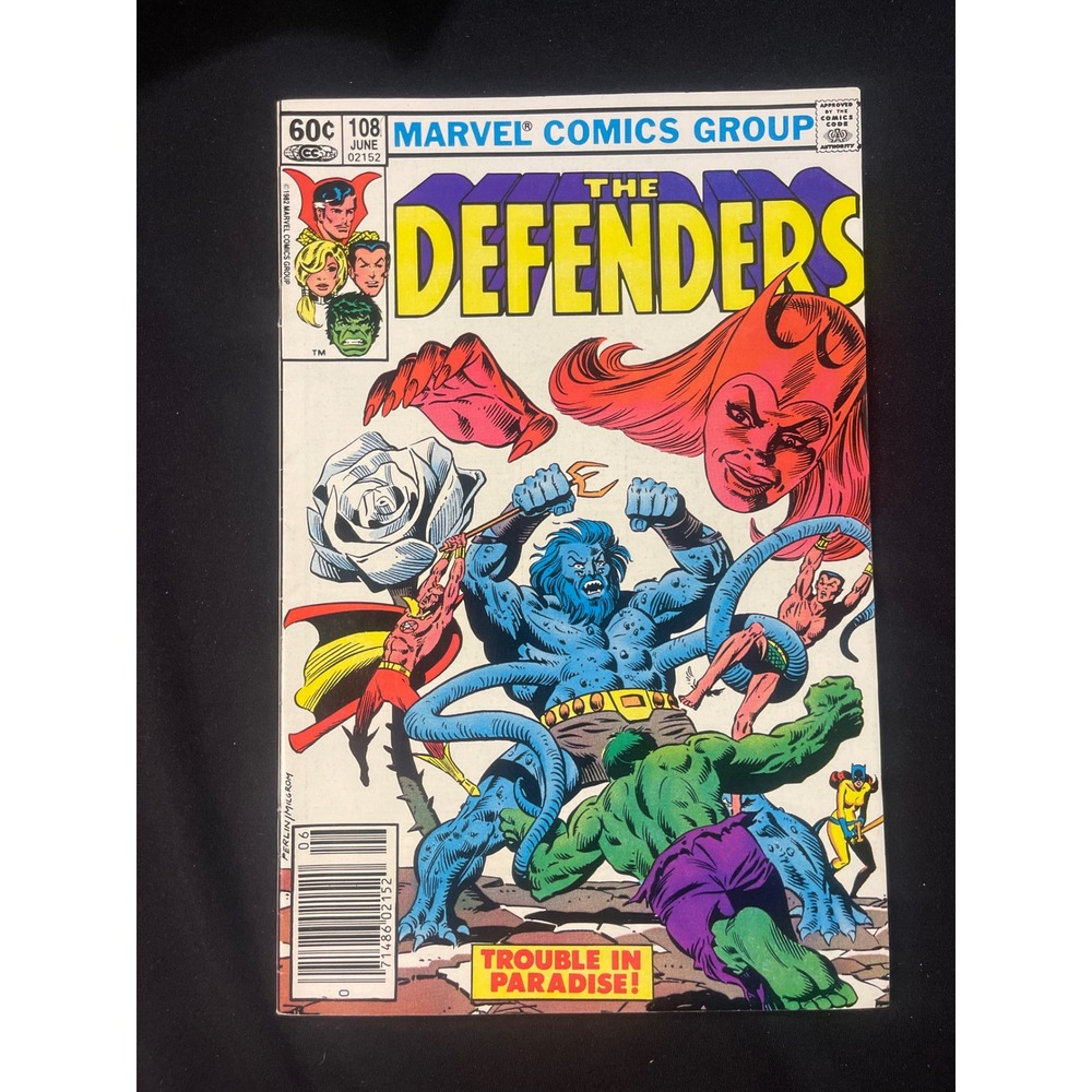 The‎ Defenders 108 Marvel Comics Group 1982 June Trouble in Paradise
